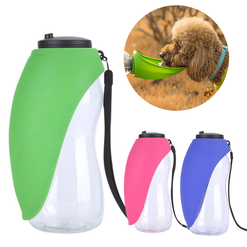 Pet Dog Water Bottle Drinking Portable Bowls