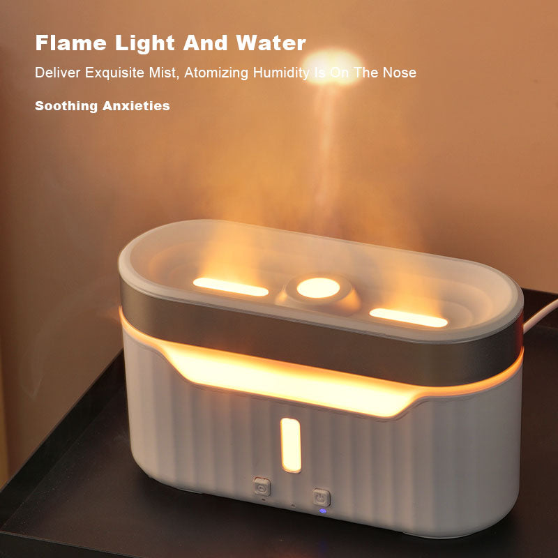 New Jellyfish Flame Humidifier Simulation Flame Aromatherapy Humidifier